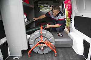 we carry in our trucks on all our plumbing Bethesda a Ridgid camera inspection tool