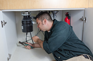 Peter is working on a garbage disposal repair Bethesda